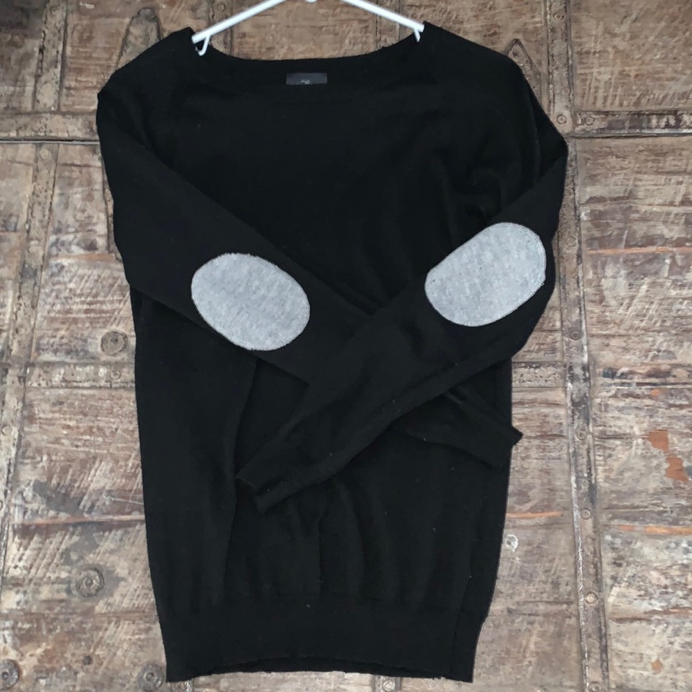 Market & Spruce sweater with grey elbow patches